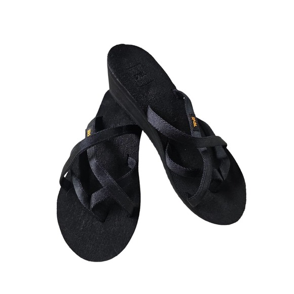 Teva Shoes - Teva Women's Mush Mandalyn Wedge Ola 2 Flip Flops Thongs Sandals Size 8
